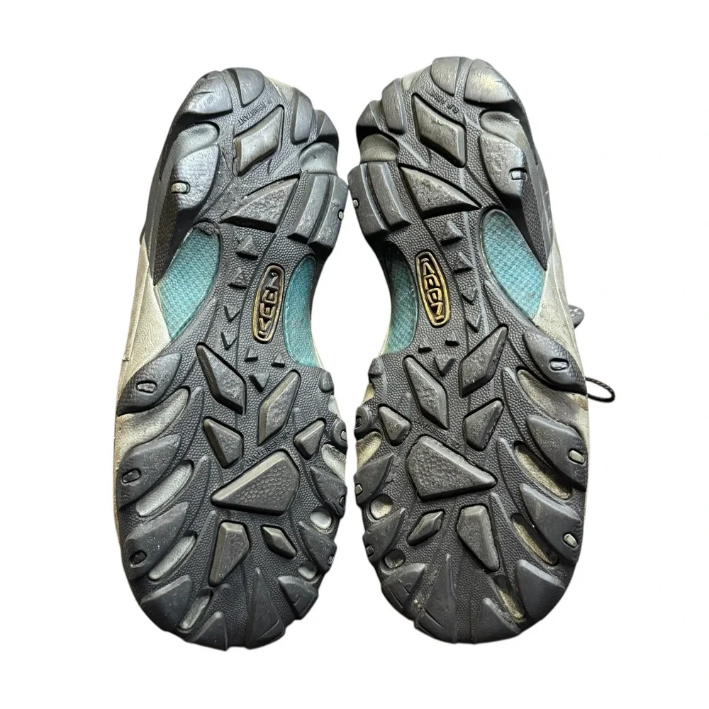 Keen Utility Flint Low Shoes Mens Size 6.5 Steel Toe Gray Black Work‎ ASTM